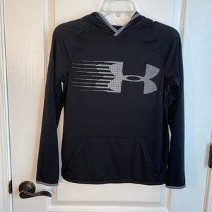 - Under Armour Threadborne YLG hoodie shirt EUC Boy Girl